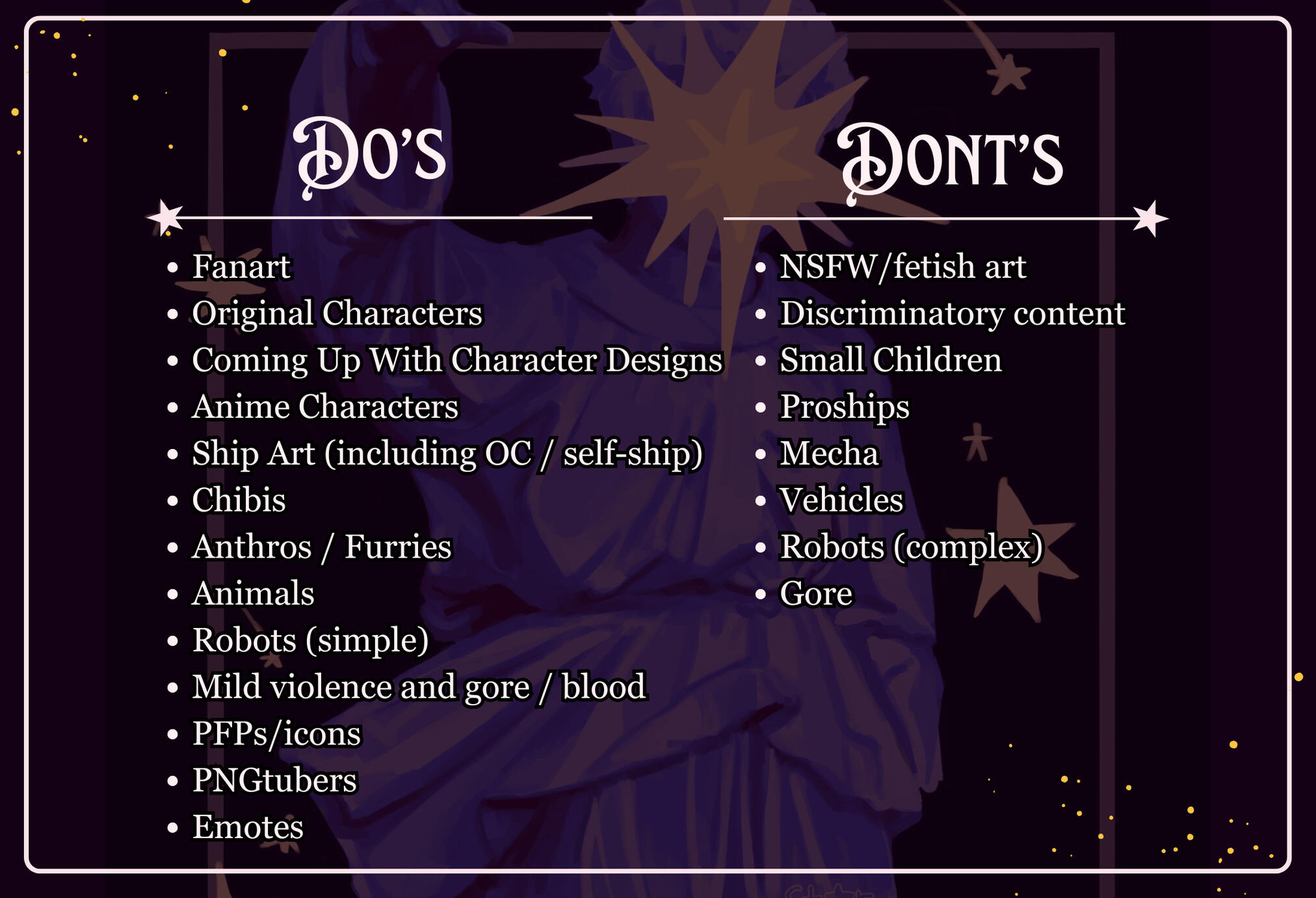 Do's and Dont's