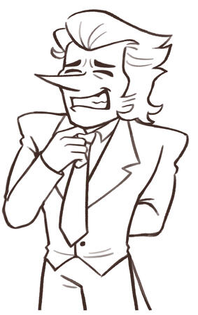 Half Body Lineart